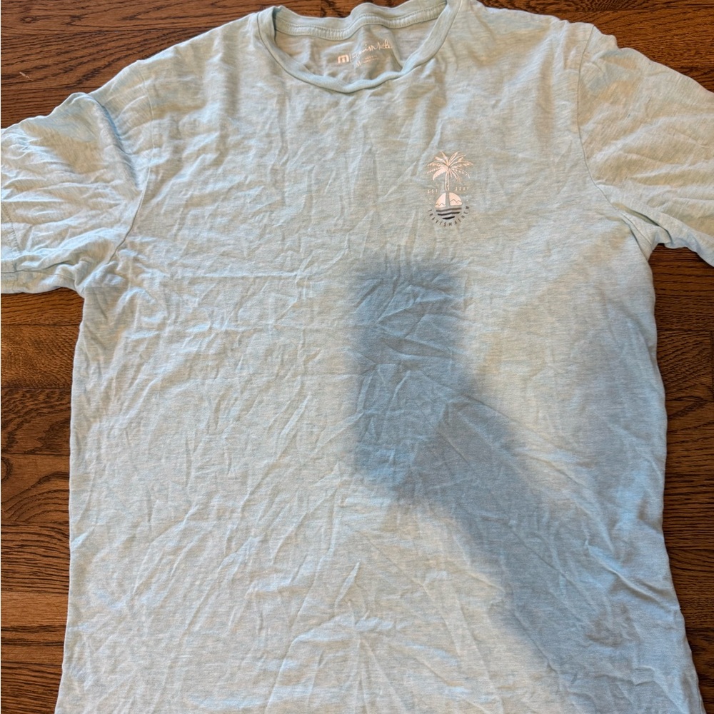 Travis Matthew Light Blue T-Shirt with Design